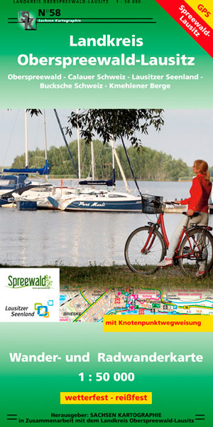 Wanderkarte Landkreis Oberspreewald - Lausitz