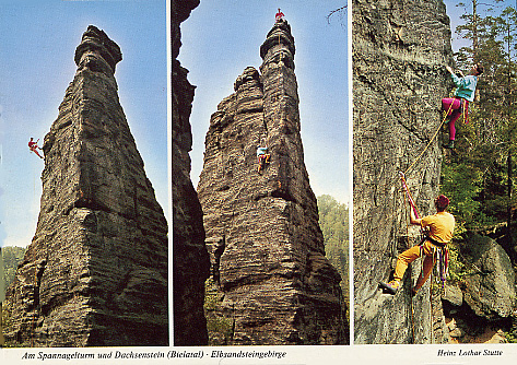 Ansichtskarte Am Spannagelturm und Dachsenstein - Bielatal