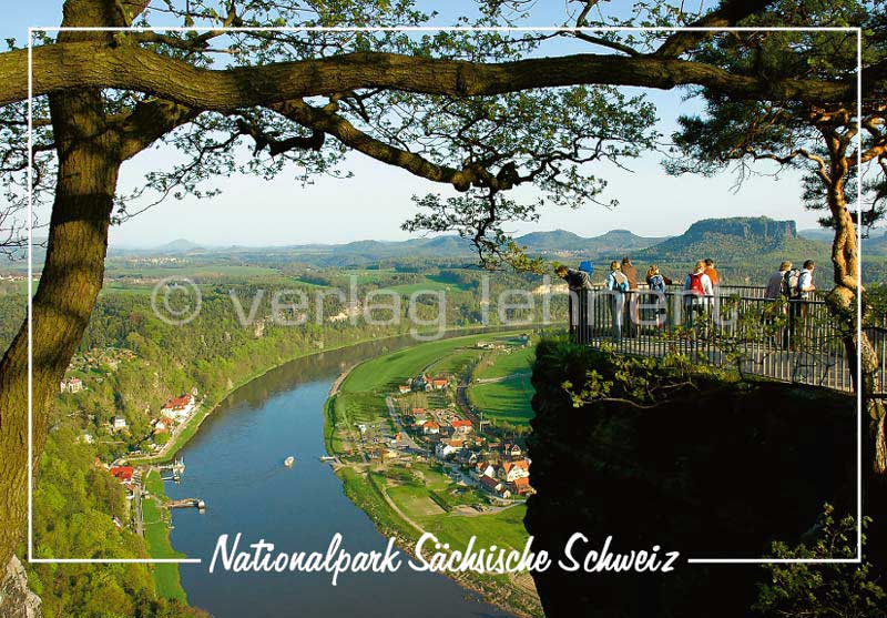 Basteiaussicht Elbe Rathen