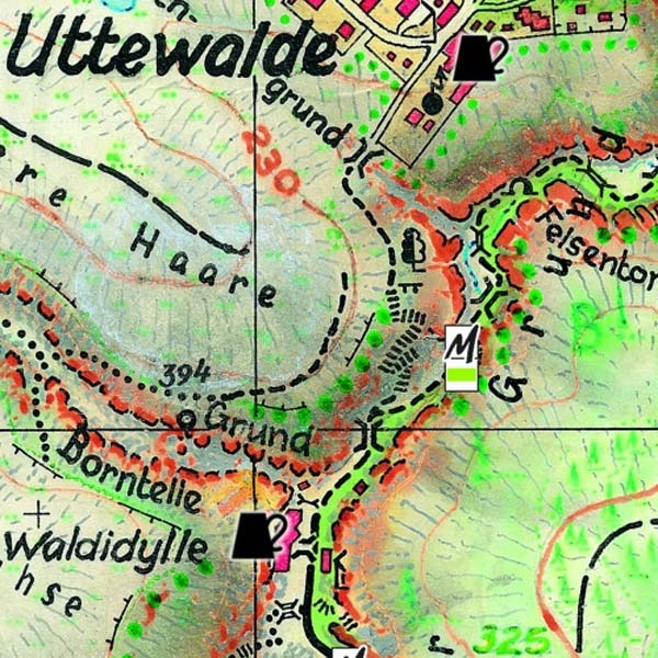 Wanderkarte Uttewalde