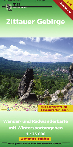 Karte Zittauer Gebirge