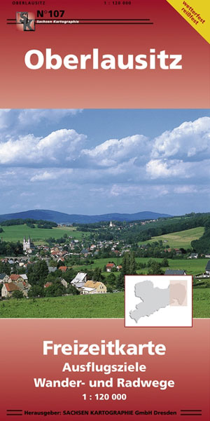 Wanderkarte Oberlausitz Wanderwege Radwege