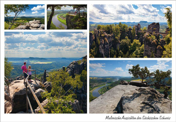 Ansichtskarten-Set - Sächsische Schweiz