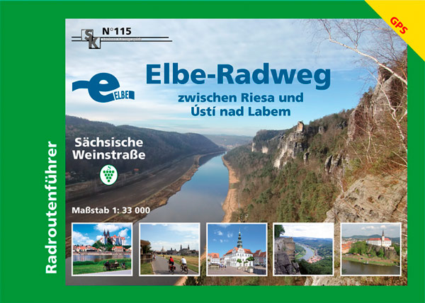 Elberadweg karten buch