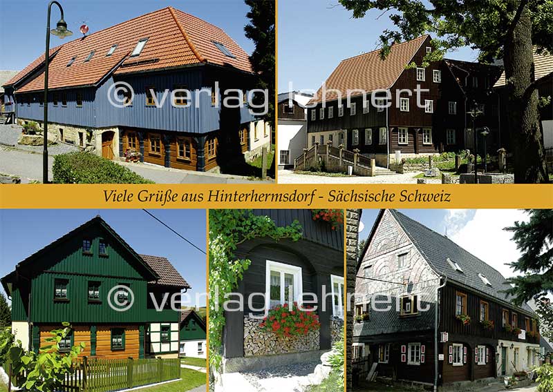 Ansichtskarte Hinterhermsdorf