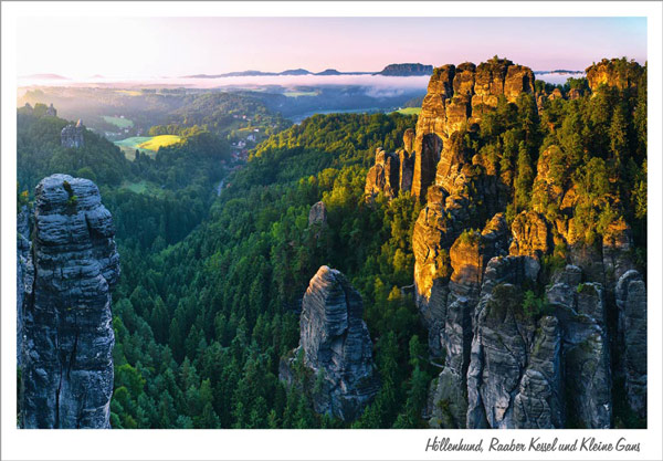 Ansichtskarten-Set - Sächsische Schweiz