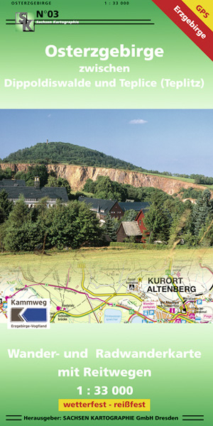 Wanderkarte Osterzgebirge