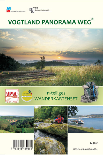 Wanderkarte Vogtland Panoramaweg
