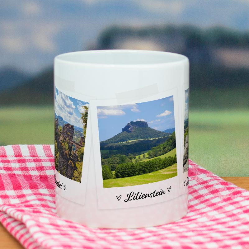 Tasse Lilienstein Sächsische Schweiz