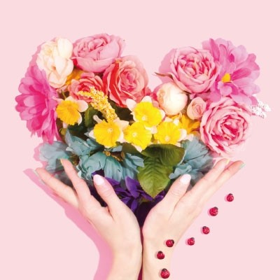 Gute Laune Block Blumenband