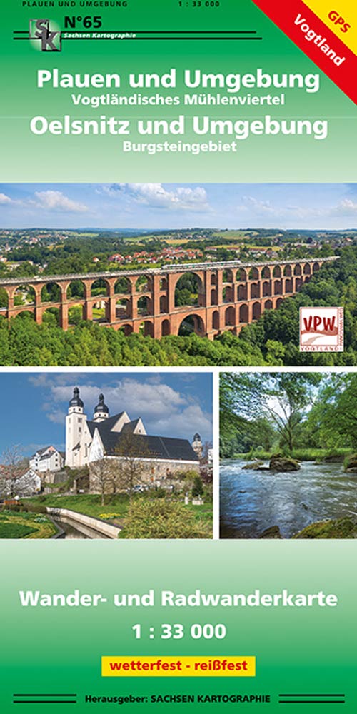 Wanderkarte Plauen Oelsnitz