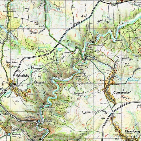 karte stolpen Sächsische Schweiz