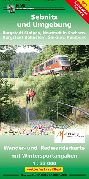 Wanderkarte Sebnitz Neustadt
