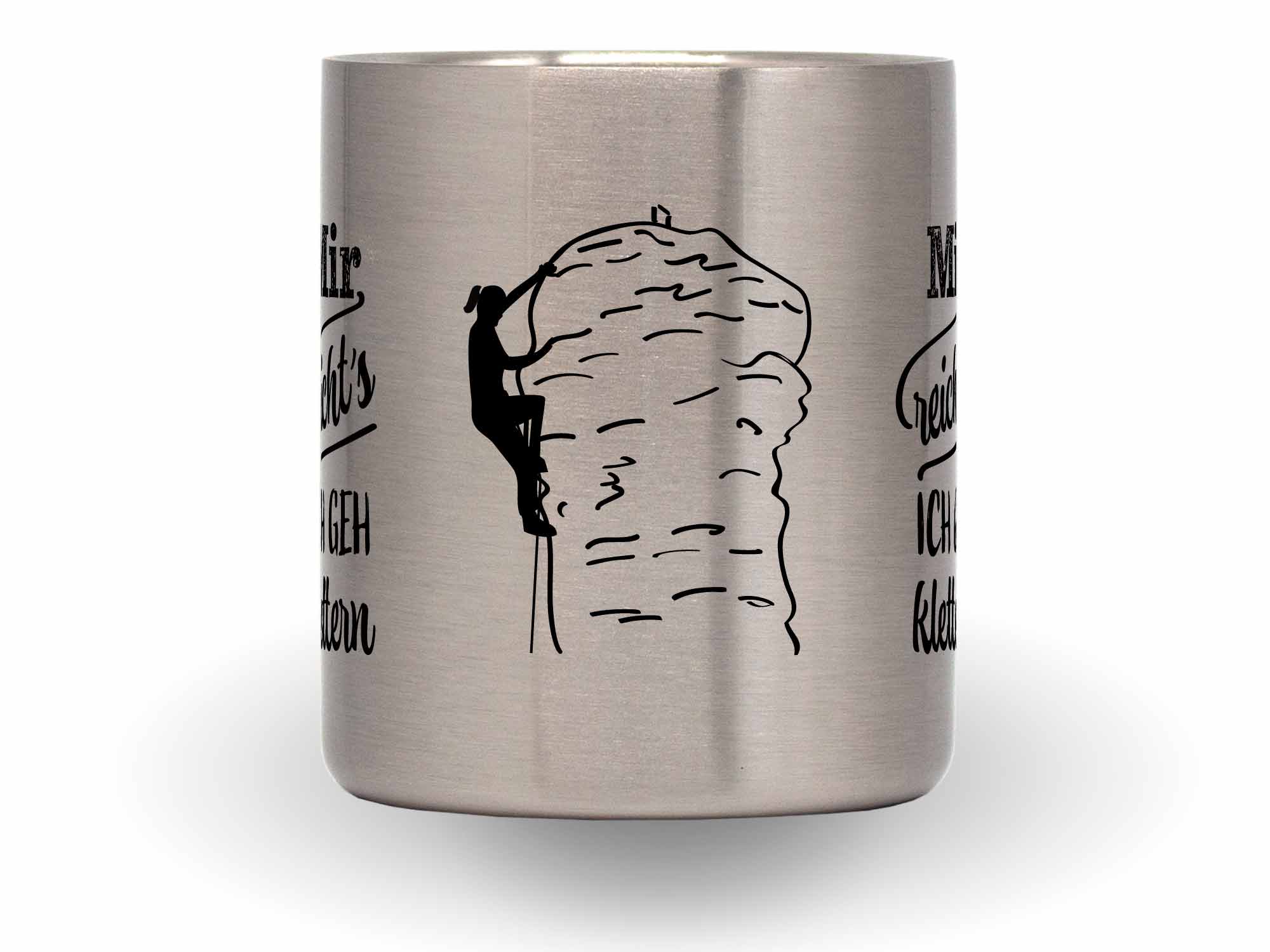 Tasse mit Karabiner Klettern