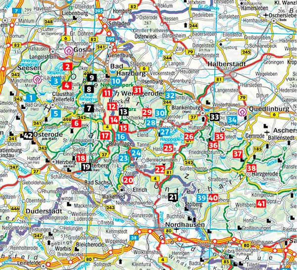Harz karte winterwandern