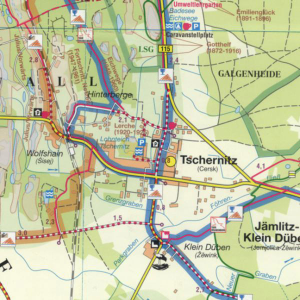 Wanderkarte Bad Muskau