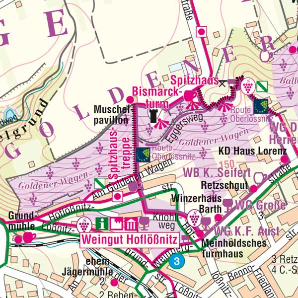 Wanderkarte Höflößnitz