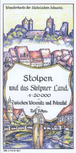 Wanderkarte Stolpen Sächsische Schweiz