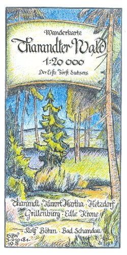 Wanderkarte Tharandter Wald
