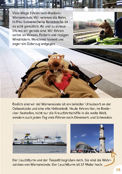 Biber Paul auf Reisen - Rostock-Warnemünde
