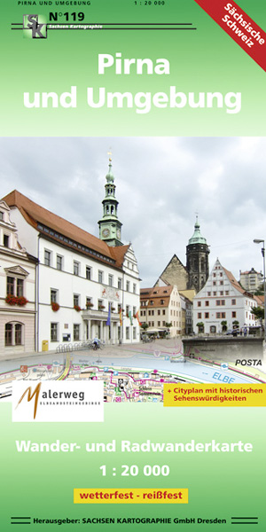 Wanderkarte Pirna Radwanderkarte