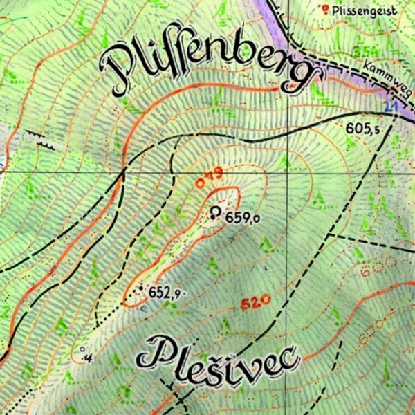 karte Zittauer Gebirge Plissenberg