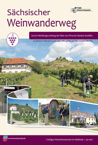Wanderkarte Sächsischer Weinwanderweg