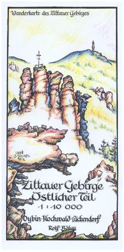 Wanderkarte Zittauer Gebirge Östlicher Teil