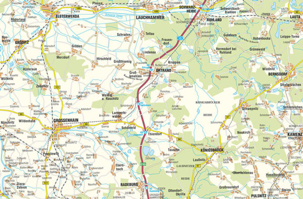 Karte Grossenhain