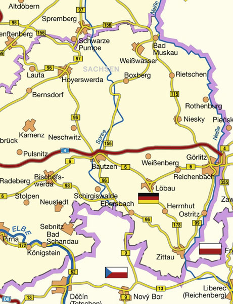 Oberlausitz Wanderwege Radwege