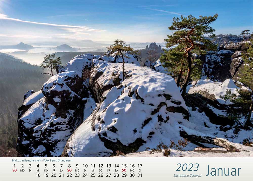 Kalender Sächsische Schweiz Rauschenstein