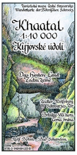 Wanderkarte Khaatal Böhmische Schweiz
