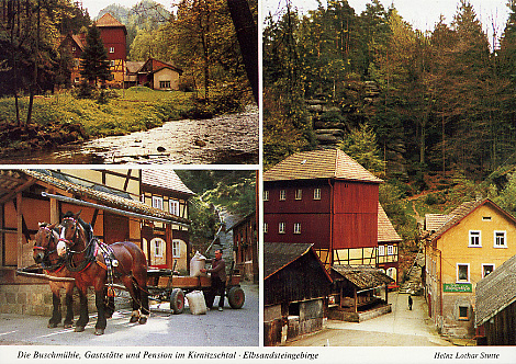 Ansichtskarte Die Buschmühle