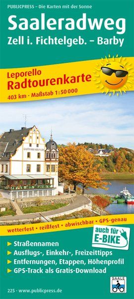 Karte Saaleradweg