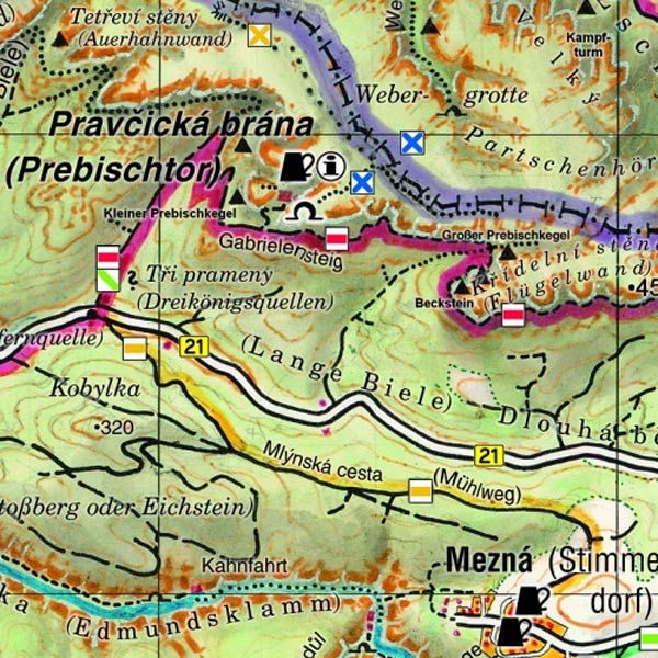Karte Prebischtor