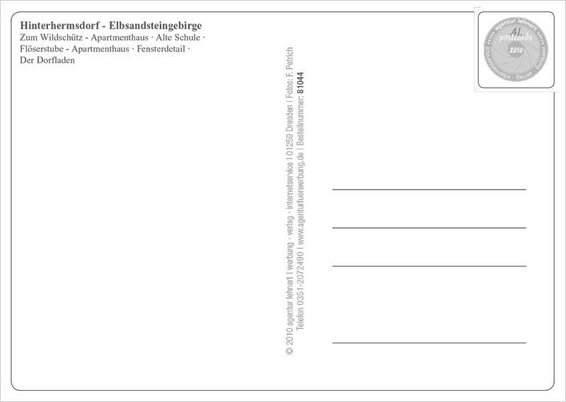 Ansichtskarte Hinterhermsdorf