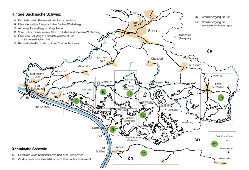 Wanderführer Sächsisch-Böhmische Schweiz