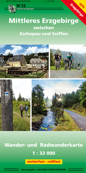 Wanderkarte Mittleres Erzgebirge