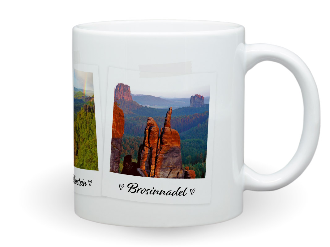 Tasse Kletterfelsen Sächsische Schweiz