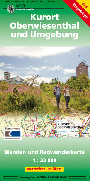 Wanderkarte Kurort Oberwiesenthal und Umgebung