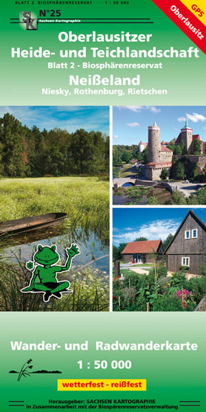 Karte Oberlausiter Heide Rothenburg Niesky