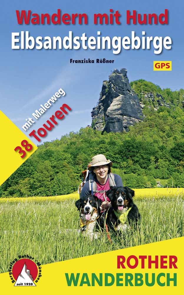 Wandern mit Hund Elbsandsteingebirge Buch Rother