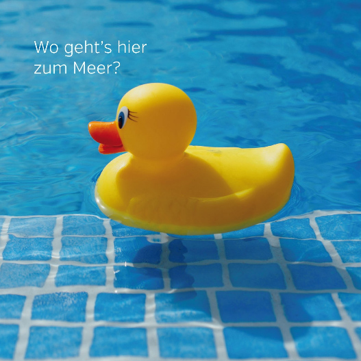 Gute Laune Block Meer geht immer