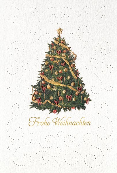 Weihnachtskarte Weihnachtsbaum