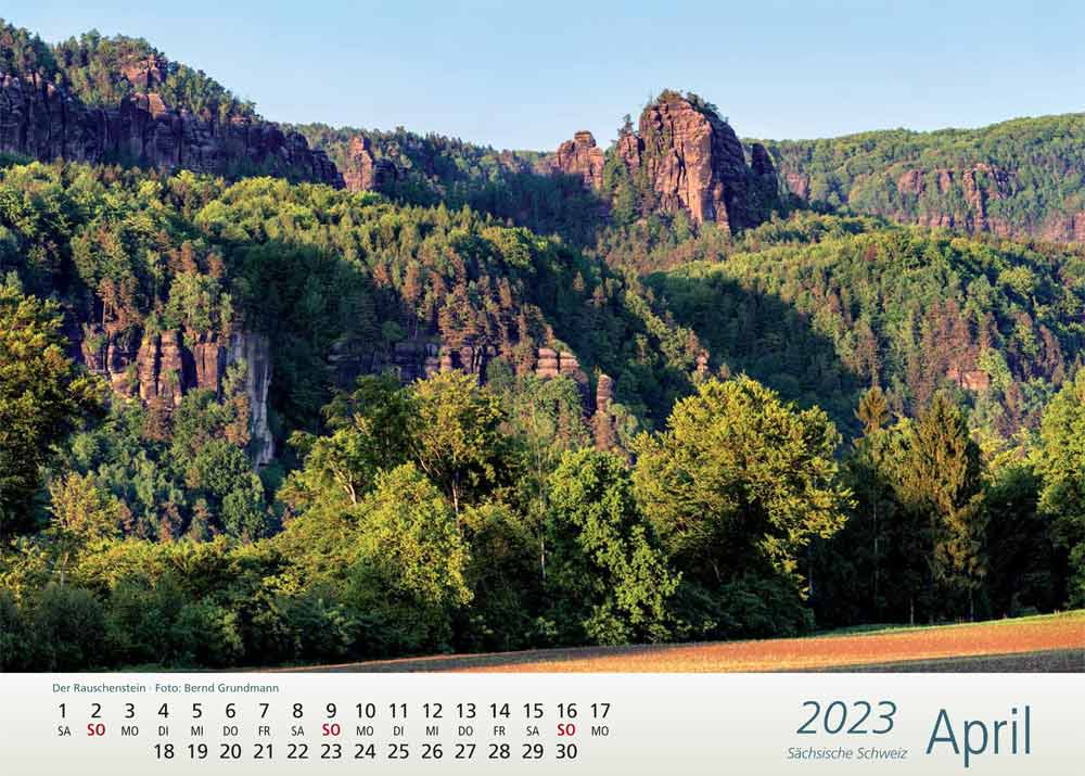 Kalender Sächsische Schweiz Rauschenstein