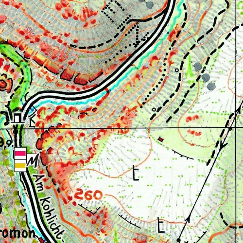 Karte Brand Hohnstein Sächsische Schweiz