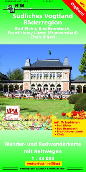 Wanderkarte Südliches Vogtland Bäderregion