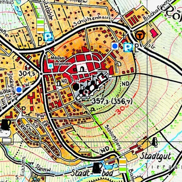 karte Stolpen Burg Stolpen