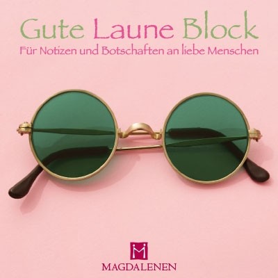 Gute Laune Block Sonnenbrille grün