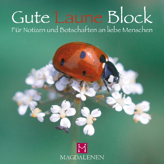 Gute Laune Block Marienkäfer